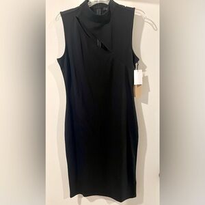 Halogen Dress, w asymmetrical detail, NEW with tags, Size M